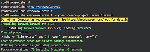 Установка Laravel
