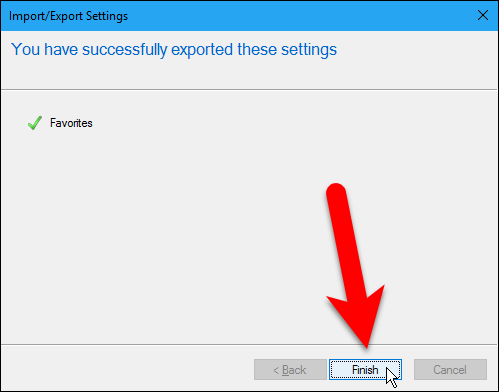 Кнопка Готово в Internet Explorer