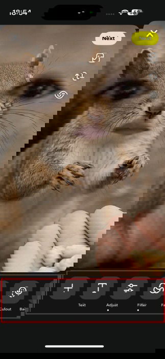 Editing existing Snapchat template in Studio Lens app. 