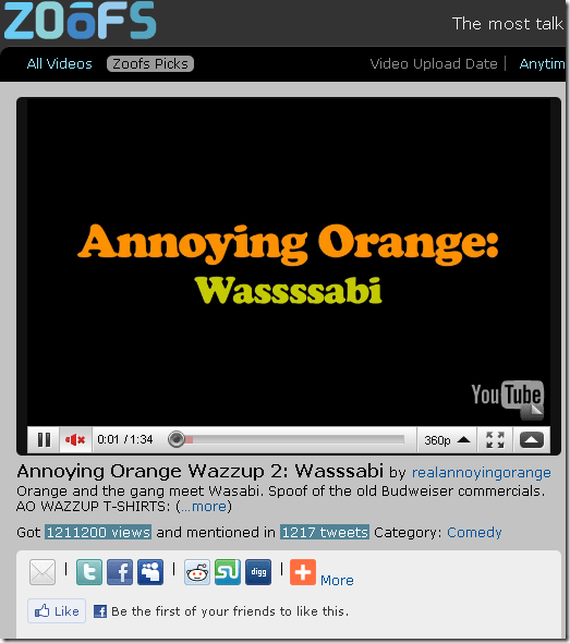 Миниатюра с забавной анимацией — пример ролика, попавшего в тренды