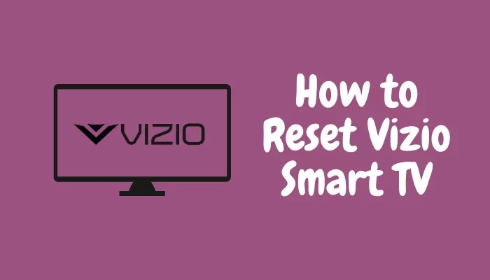 Vizio TV 설정 화면