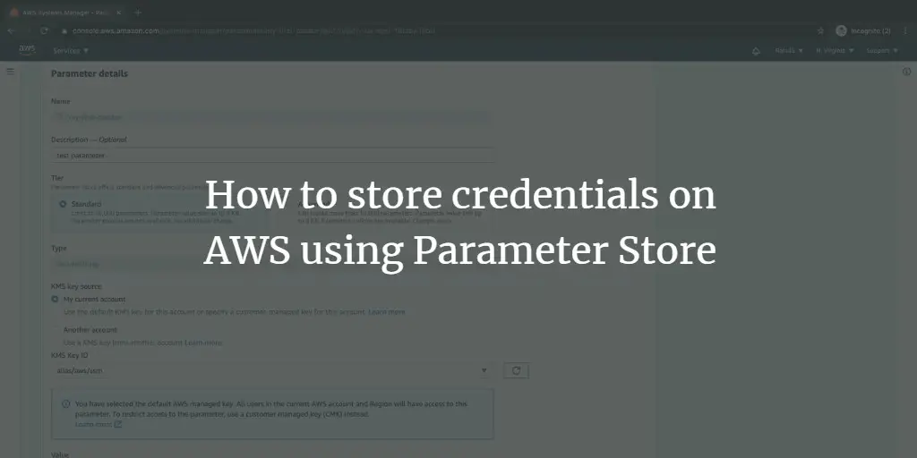AWS Parameter Store — хранение секретов и конфигураций
