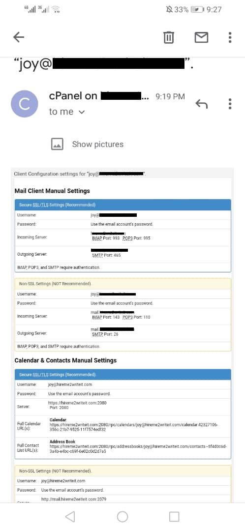 Обзор настроек почтового клиента