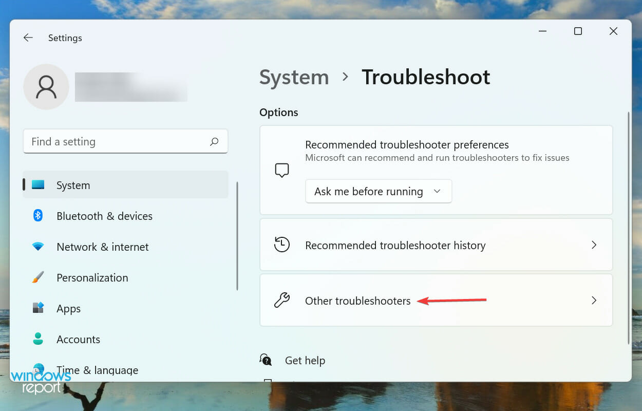 Other troubleshooters