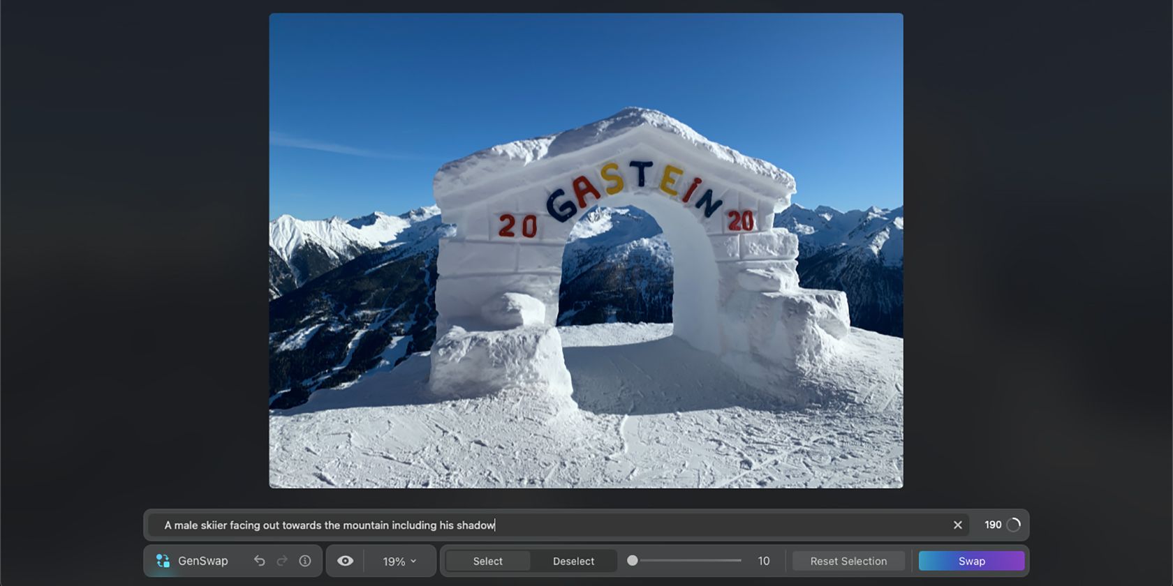 Окно текстовой подсказки GenSwap