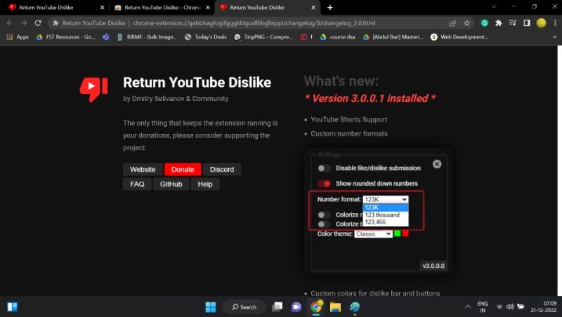 notificación que indica que la extensión se instaló correctamente en Chrome