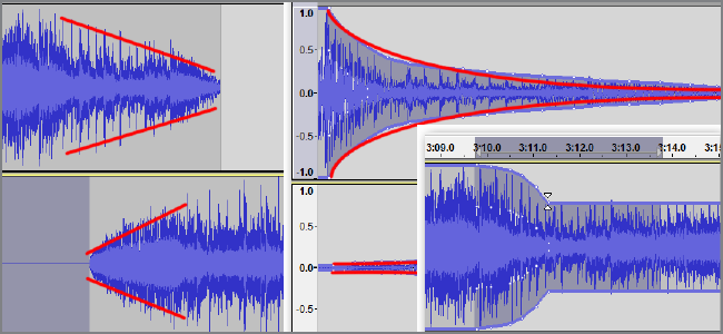 Кроссфейд в Audacity — плавные переходы
