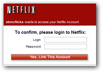 Страница авторизации Netflix