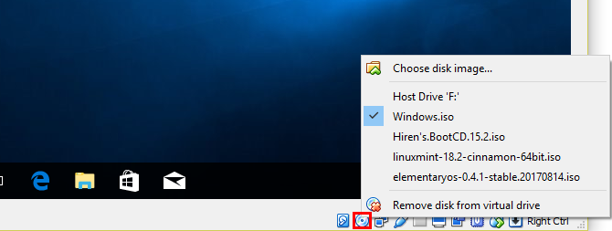 Извлечение установочного ISO перед установкой Guest Additions