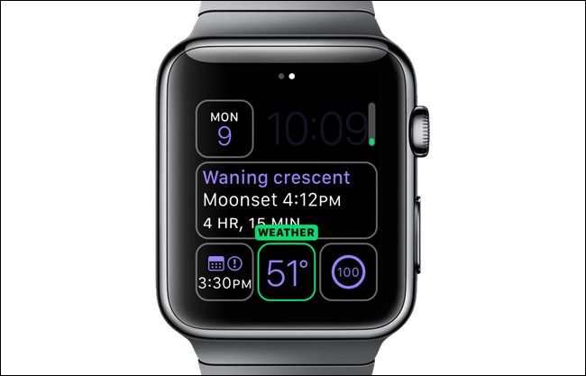 Выбор погодной компликации для маленького слота