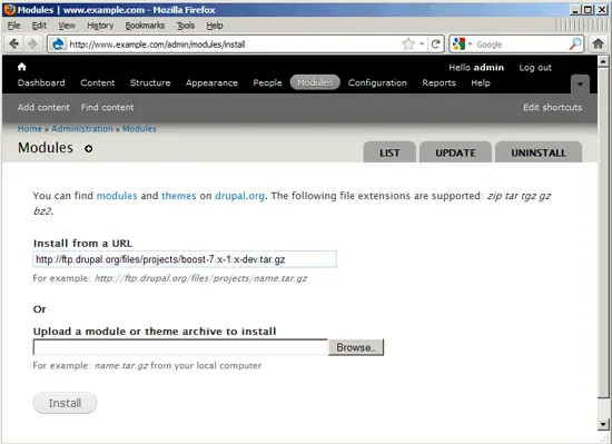 Ускорение Drupal 7.7 с Boost и nginx