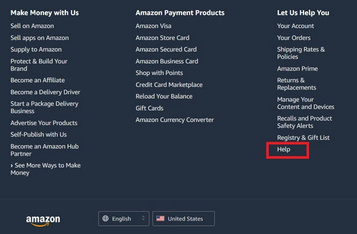 Как связаться со службой поддержки Amazon