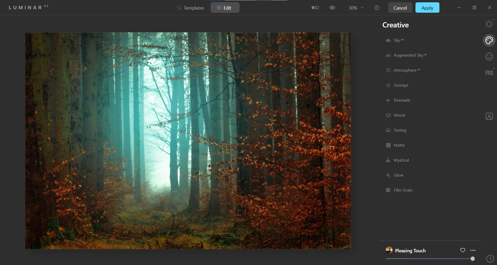 переключение в Creative