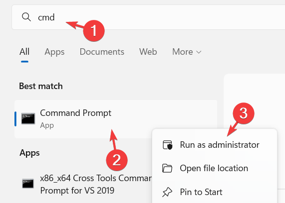 Запуск sfc /scannow в командной строке