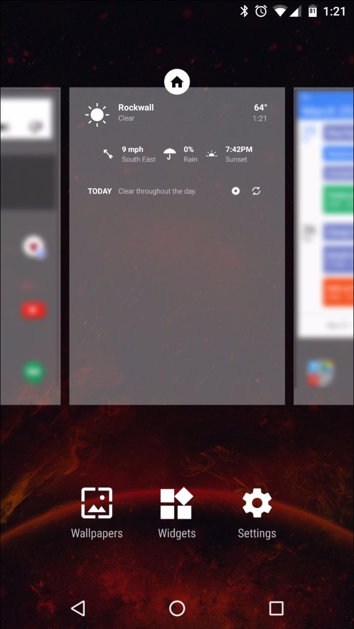 Виджеты FolderSync