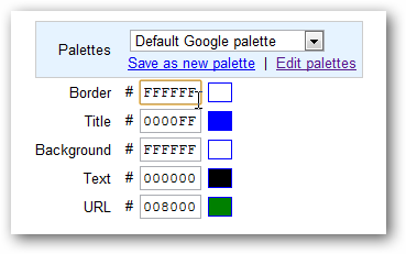 Выбор цветовой палитры для объявления
