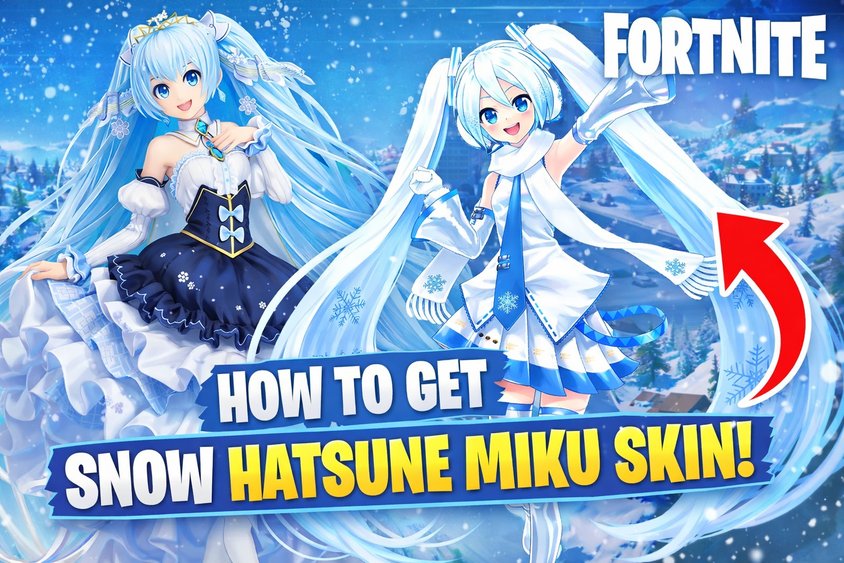 How to Get Snow Hatsune Miku Skin in Fortnite