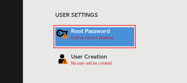 Установка пароля root