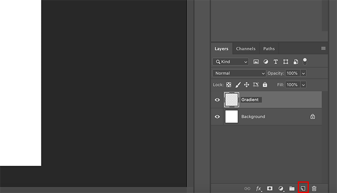Photoshop CC Creating New Layer