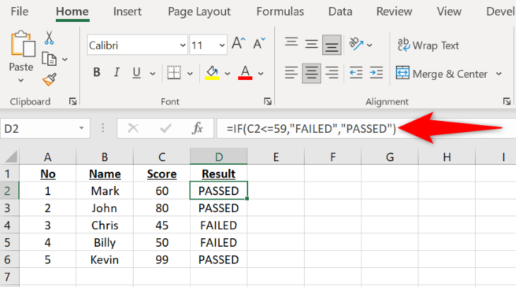 Сравнение значений с IF в Excel