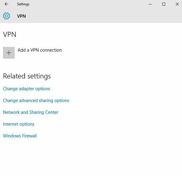Добавление VPN-подключения в Windows
