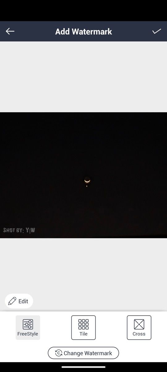 Добавление пользовательского водяного знака к фото