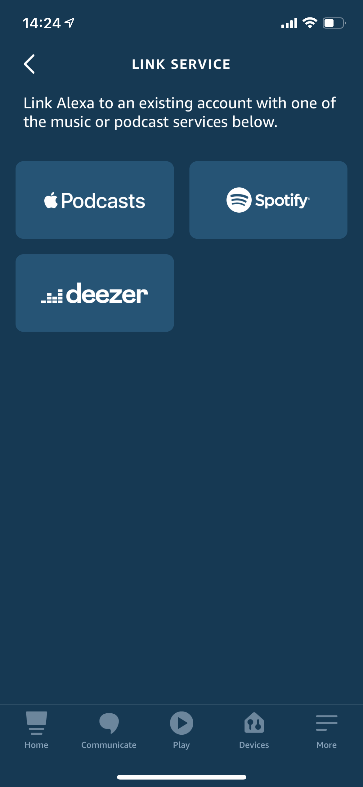Выбор Spotify для связи