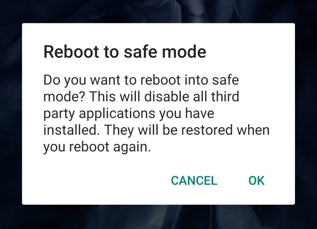 Безопасный режим на OnePlus 9