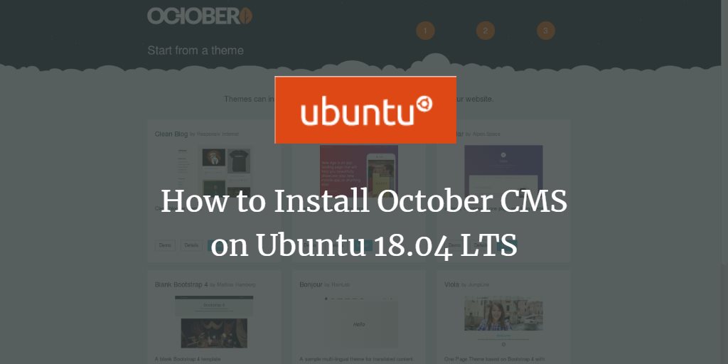 Установка OctoberCMS на Ubuntu 18.04