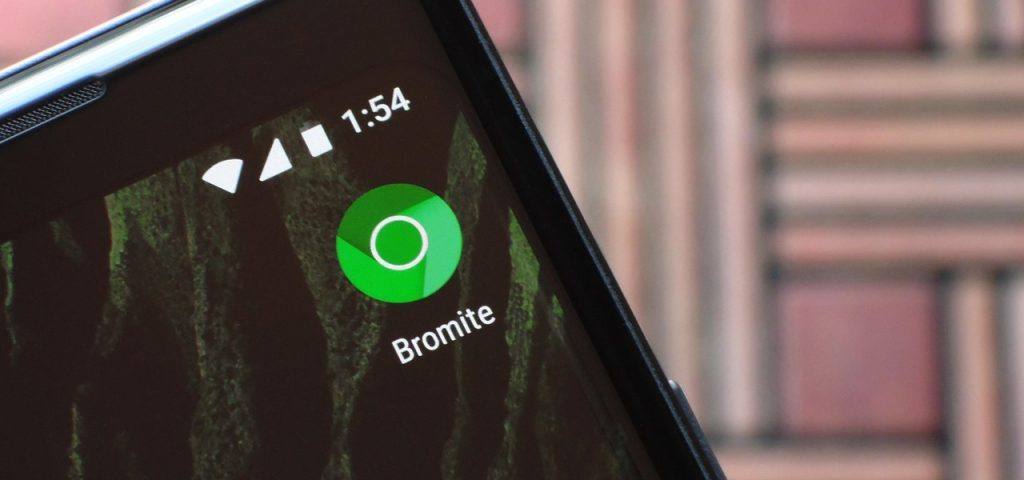 Интерфейс Bromite — Chromium с блокировщиком рекламы