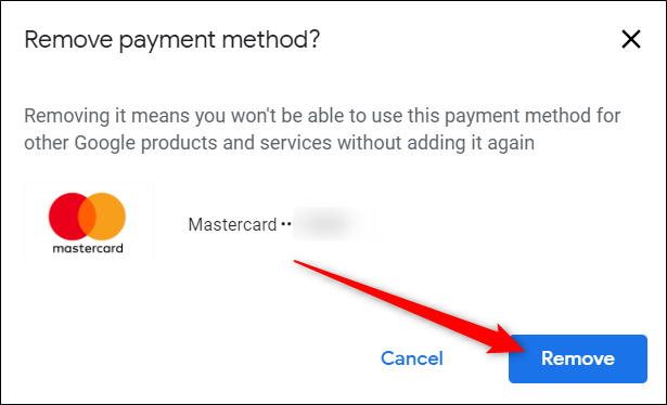 Подтвердите удаление карты