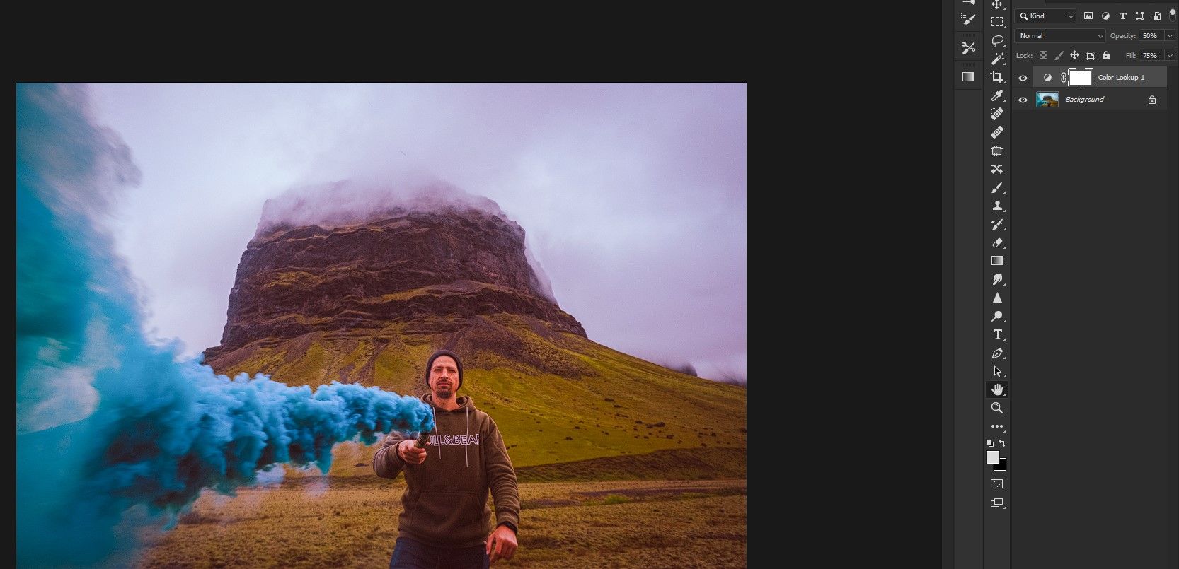Opacity 50 Fill 75