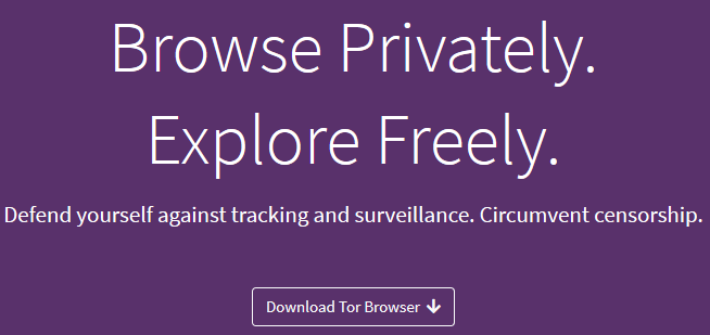 Страница загрузки Tor Browser на официальном сайте