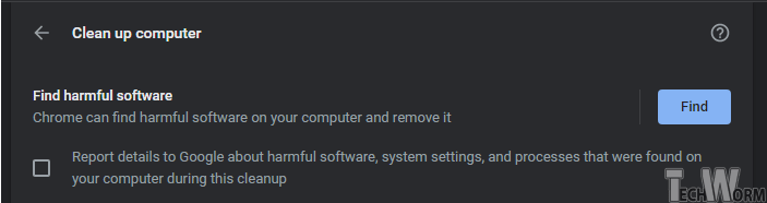 Outil de nettoyage Chrome