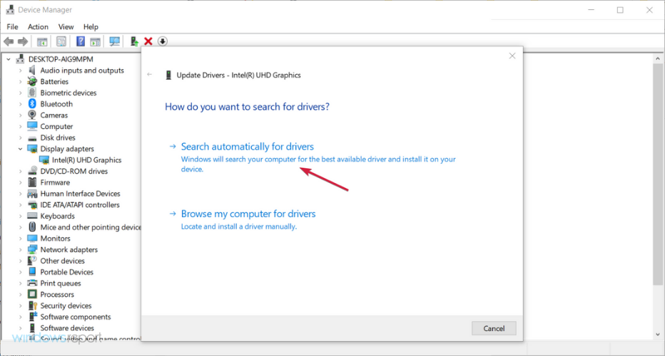Автоматический поиск драйверов Windows