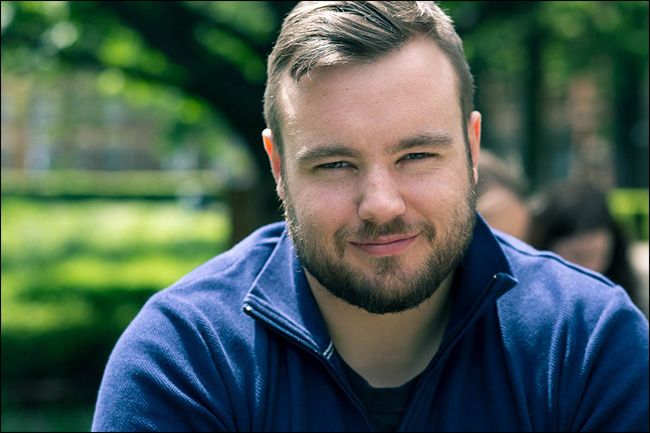 Пример портрета с размытым фоном (эффект боке)