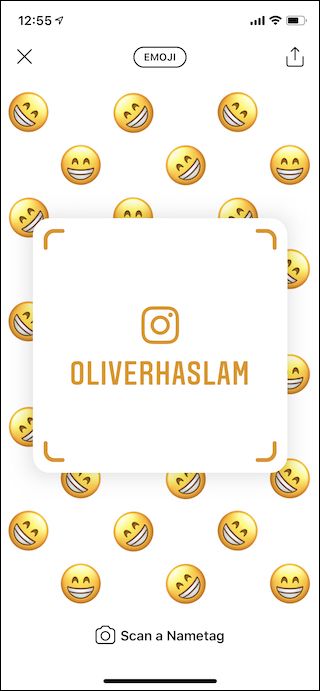 Пример цветовой вариации Nametag