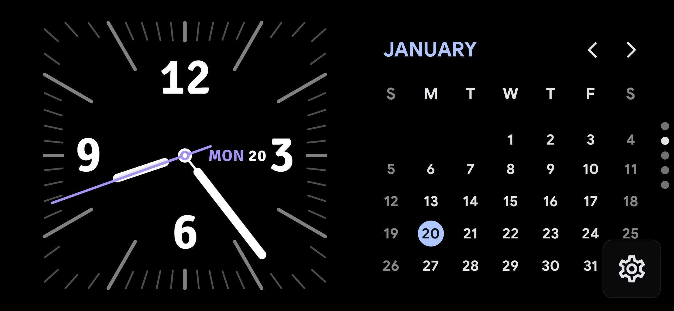 Скриншот StandBy Mode Pro на Samsung Galaxy S24 Ultra