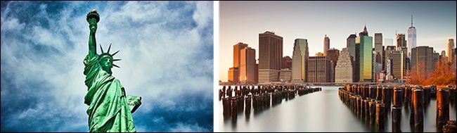 Два исходных изображения разного разрешения