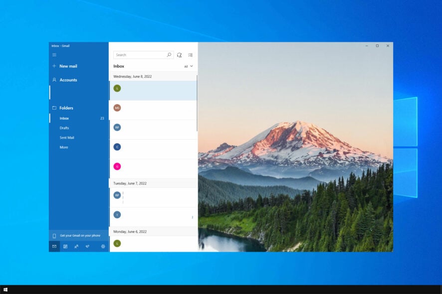 Исправить уведомления Почты в Windows 10
