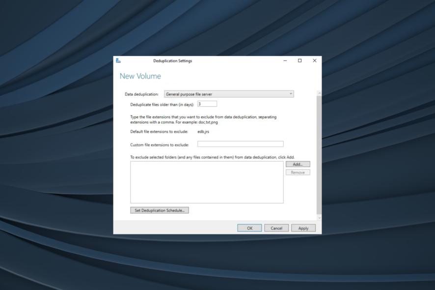 Dedup в Windows 11 и Server: настройка и рекомендации