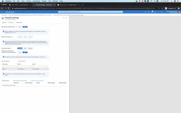 Форма добавления правила межсетевого экрана: поля Start IP и End IP