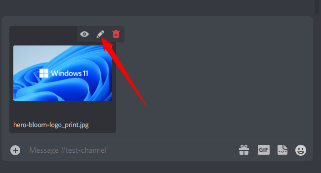 Нажмите на значок карандаша, чтобы открыть дополнительные параметры файла.