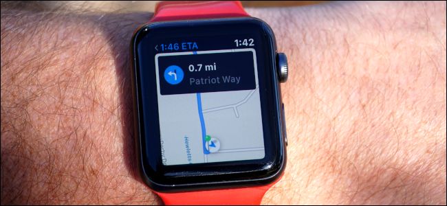 Маршруты для вождения на Apple Watch