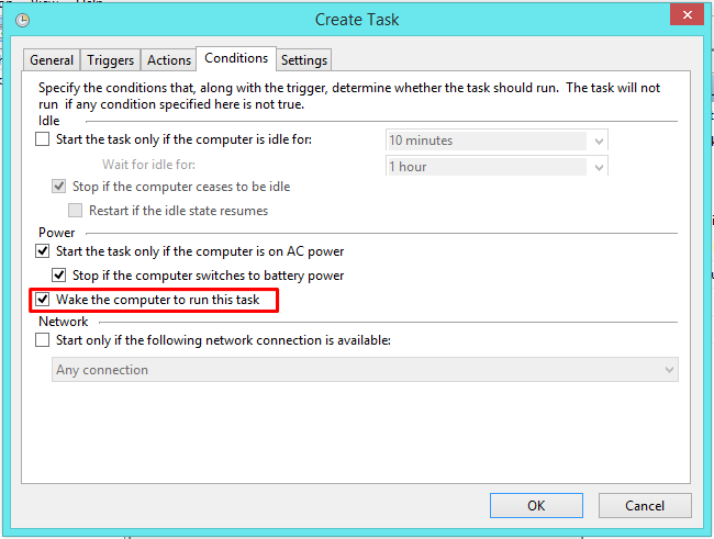 Запланировать включение и выключение компьютера