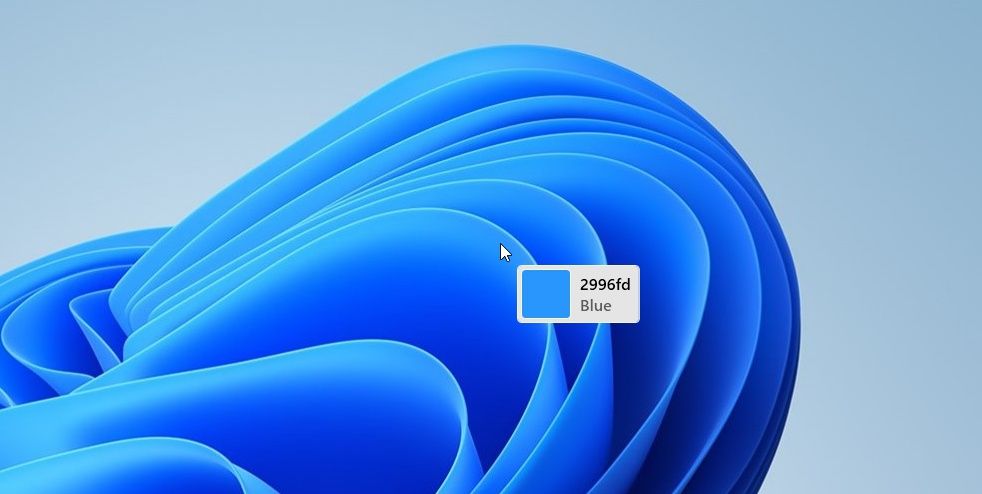 Предпросмотр цвета рядом с курсором при выборе