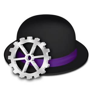 Mac с Alfred на экране