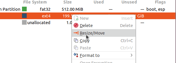 Ubuntuhome Resize