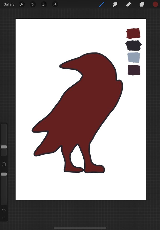 Пример заливки ведром