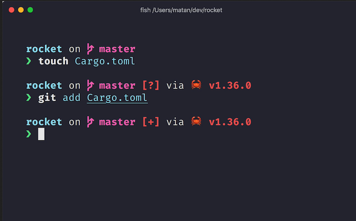 Пример кастомизации Starship